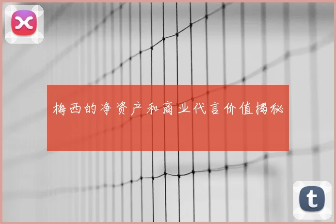 梅西的净资产和商业代言价值揭秘